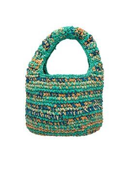 MMS Brands Multicolored Rag-Rug Style Tote Bag